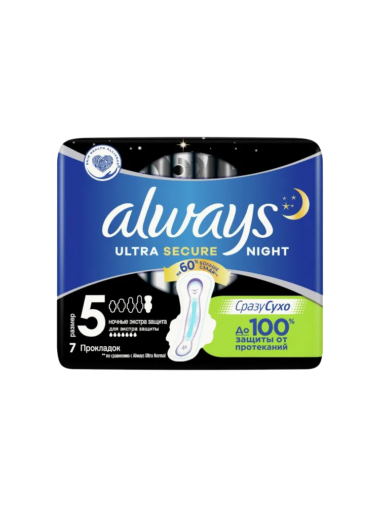 ПРОКЛАДКИ ALWAYS ULTRA NIGHT 7ШТ