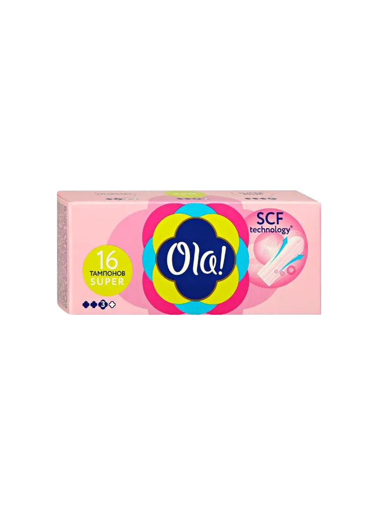 ТАМПОНЫ OLA! SUPER 3 КАПЛИ 16ШТ