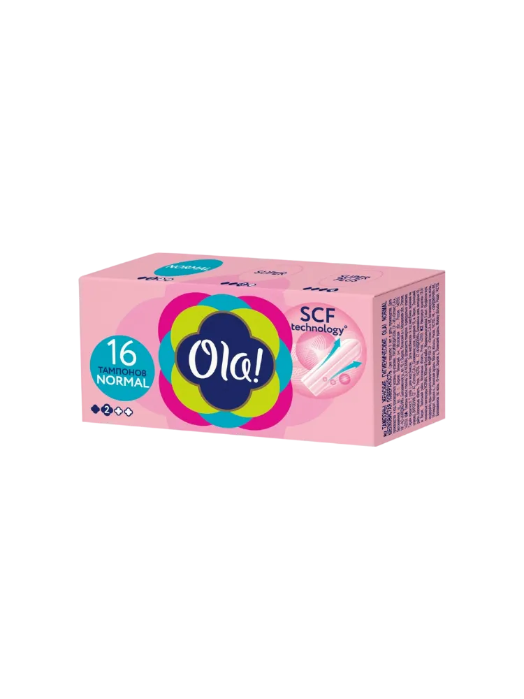 ТАМПОНЫ OLA! NORMAL 2 КАПЛИ 16ШТ
