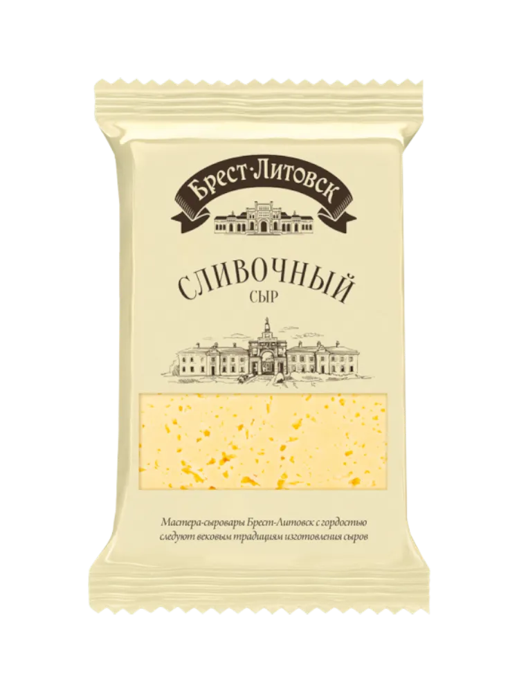 СЫР БРЕСТ-ЛИТОВСК 200Г СЛИВ П/ТВ 50% ФАС