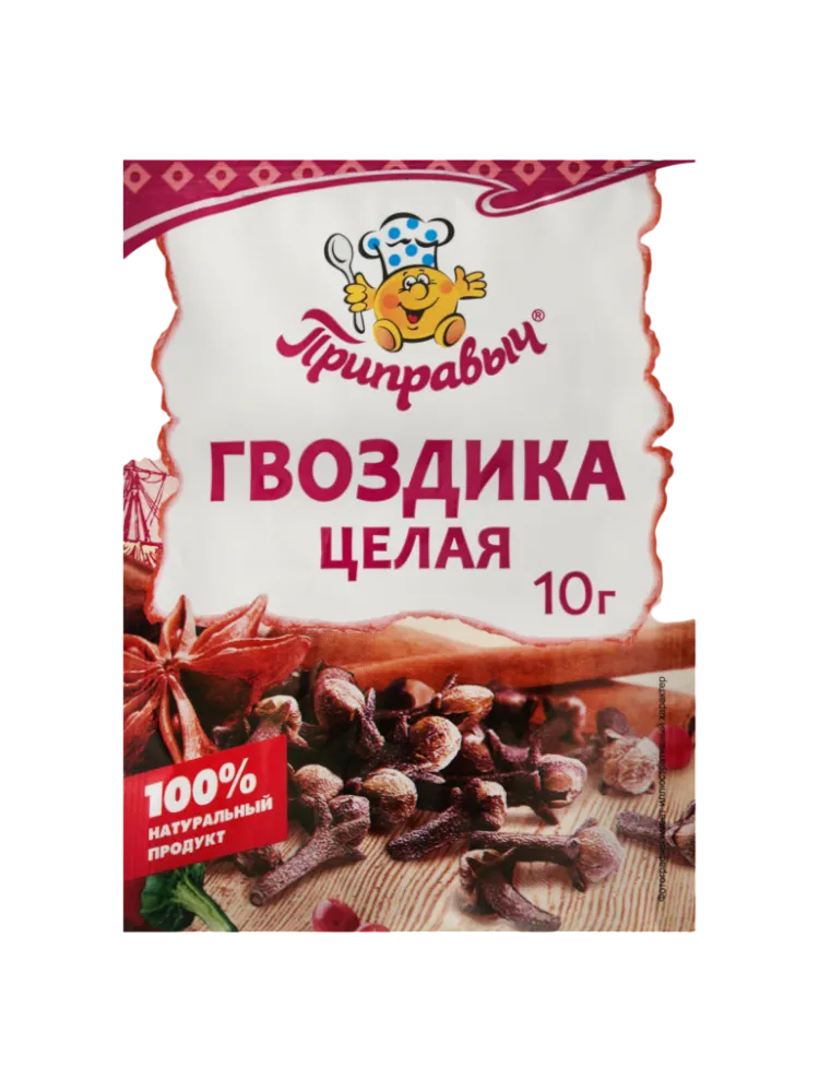 ПРИПРАВА ПРИПРАВЫЧ 10Г ГВОЗДИКА ЦЕЛАЯ