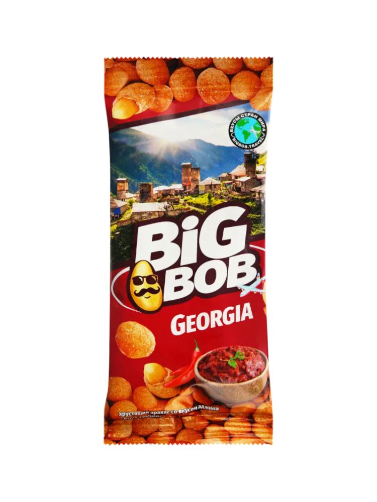 АРАХИС BIG BOB 50Г ВКУС ГРУЗИИ АДЖИКА