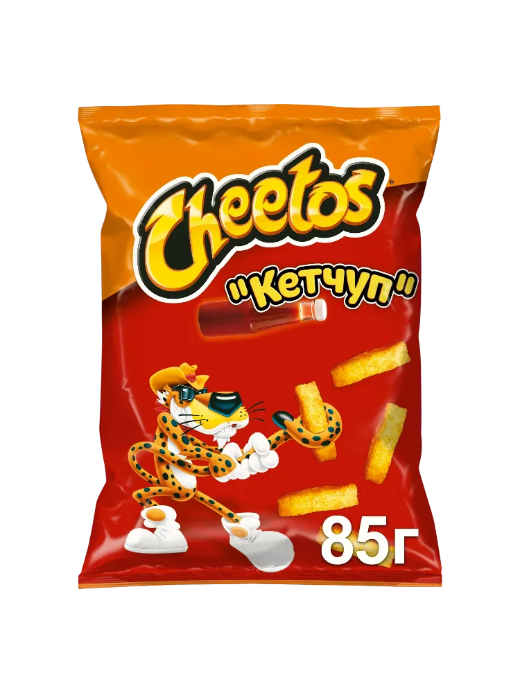 КУКУРУЗНЫЕ СНЕКИ CHEETOS 85ГР КЕТЧУП