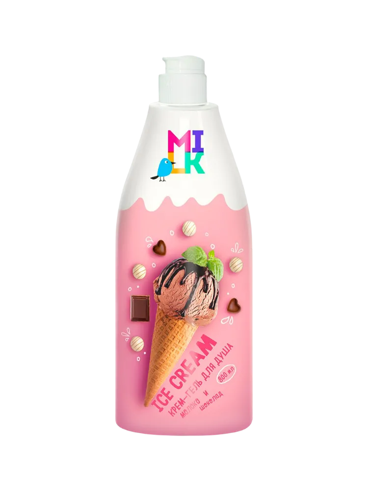 ГЕЛЬ КРЕМ Д/ДУША MILK 800Г МОЛОКО/ШОКОЛАД