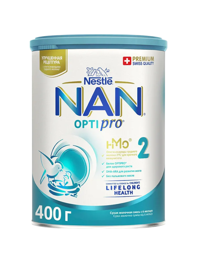 МОЛ СМЕСЬ NESTLE 400Г NAN 2 