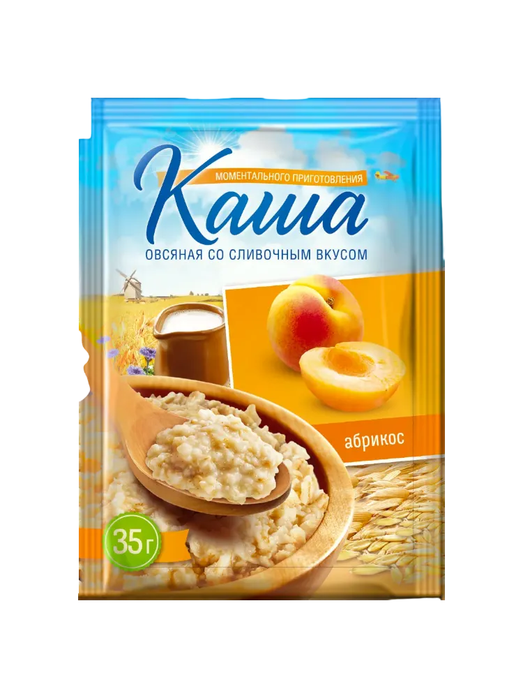 КАША ВЫШНИЙ ГОРОД 35Г ОВСЯНАЯ АБРИКОС/СЛИВ ВКУС М/П