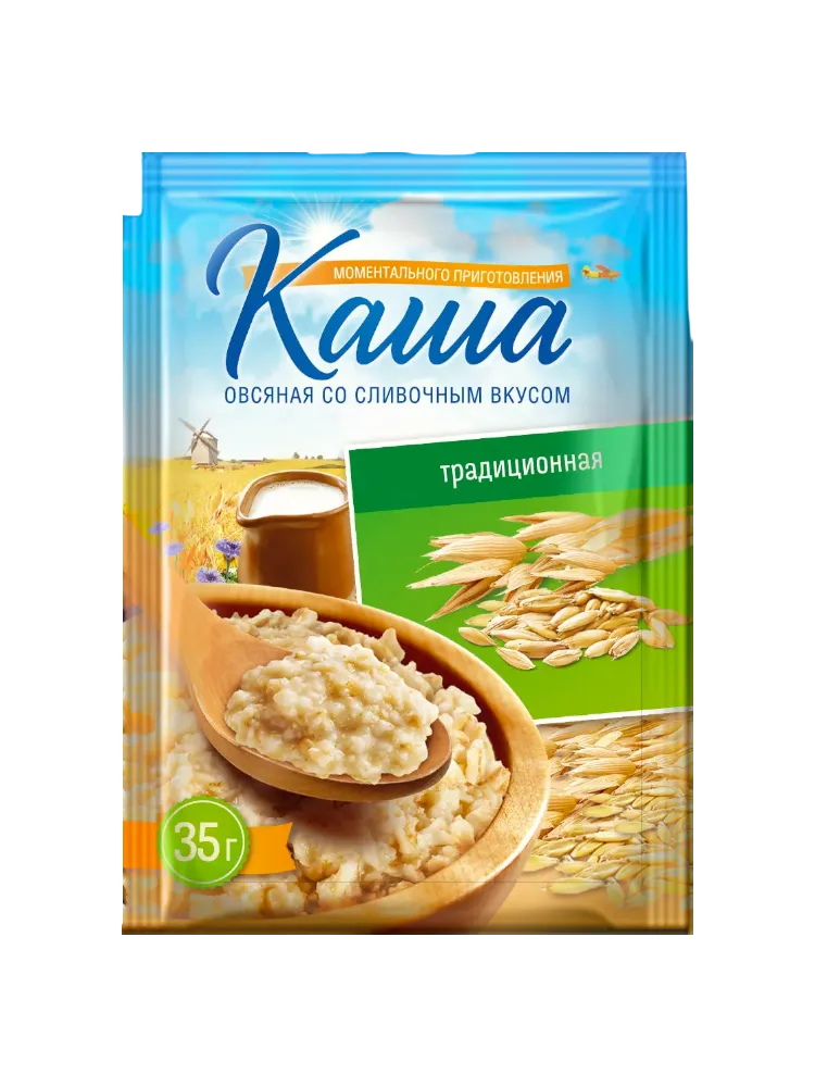 КАША ВЫШНИЙ ГОРОД 35Г ОВСЯНАЯ ТРАДИЦ/СЛИВ ВКУС М/П