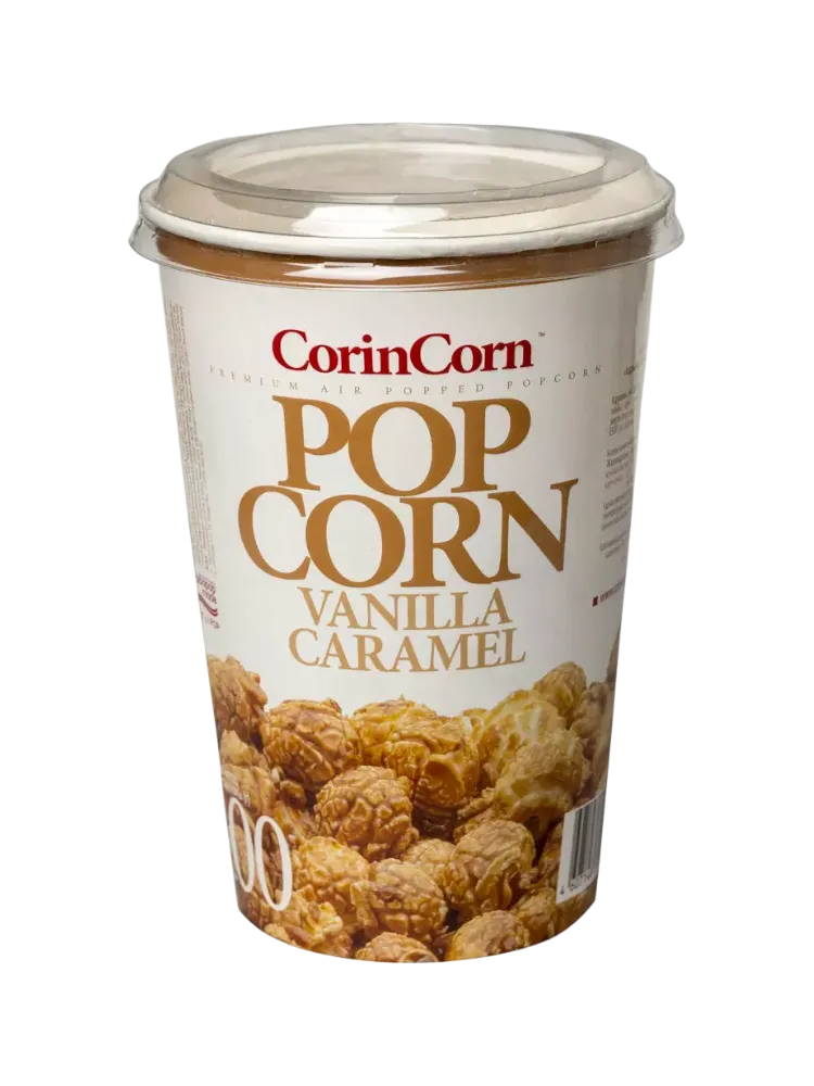 ПОПКОРН CORIN CORN 100Г КАРАМЕЛЬ СТАКАН