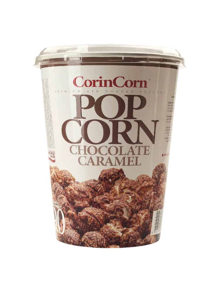 ПОПКОРН CORIN CORN 90Г ШОКОЛАД СТАКАН