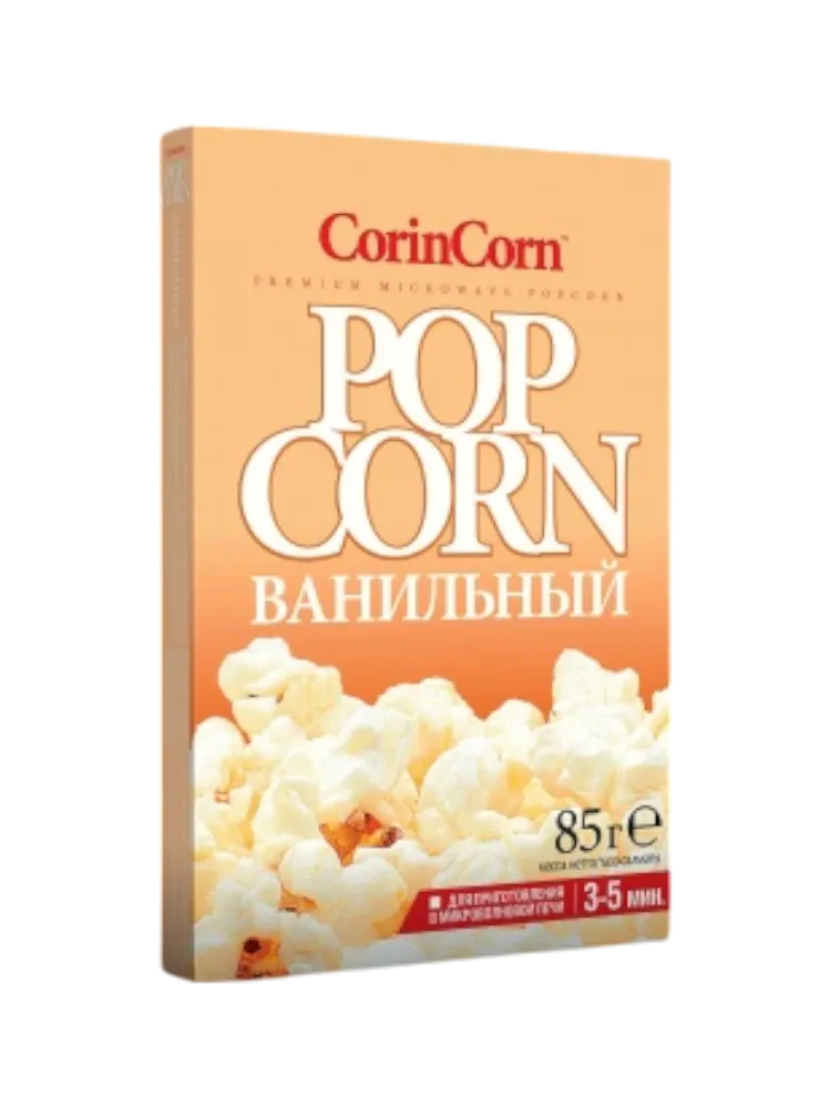 ЗЕРНО Д/ПРИГОТОВЛЕНИЯ ПОПКОРНА В МИКР CORIN CORN 50Г ВАНИЛЬ