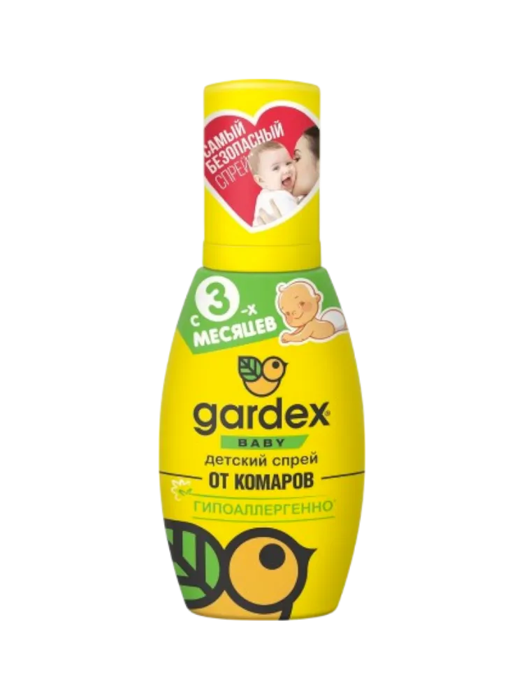 СПРЕЙ ОТ КОМАРОВ GARDEX BABY 75МЛ С 3Х МЕС