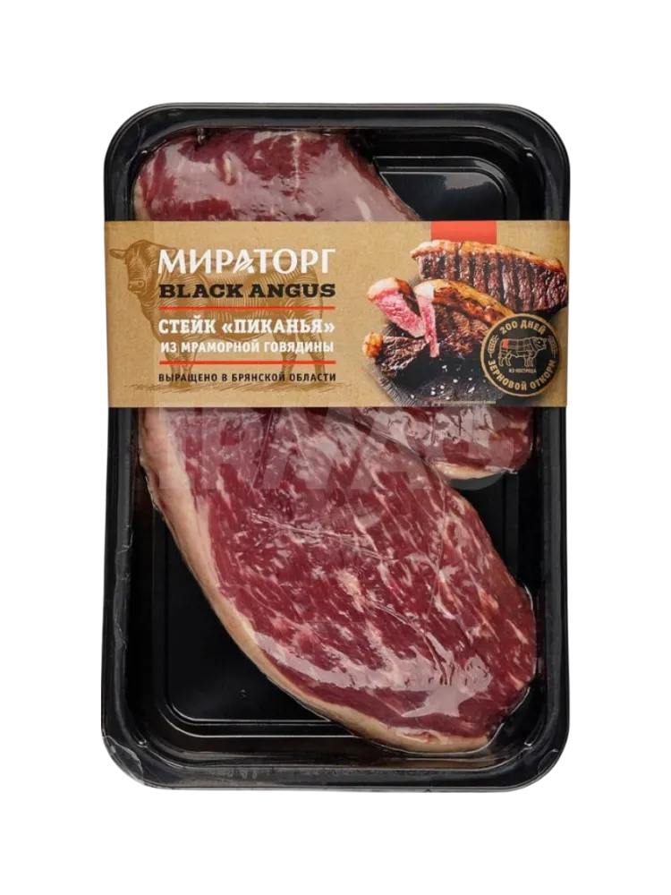 СТЕЙК МИРАТОРГ 325Г ПИКАНЬЯ Б/К ЗАМ