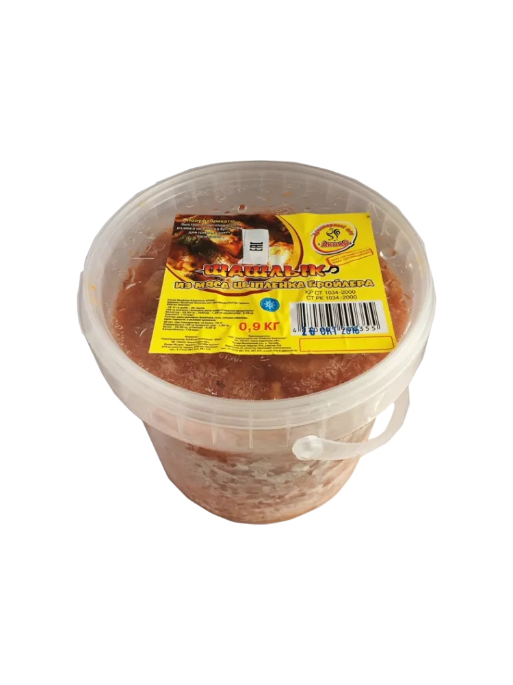 АКНАР ШАШЛЫК 0.9КГ ИЗ МЯСА ЦЫПЛ БРОЙЛЕРА