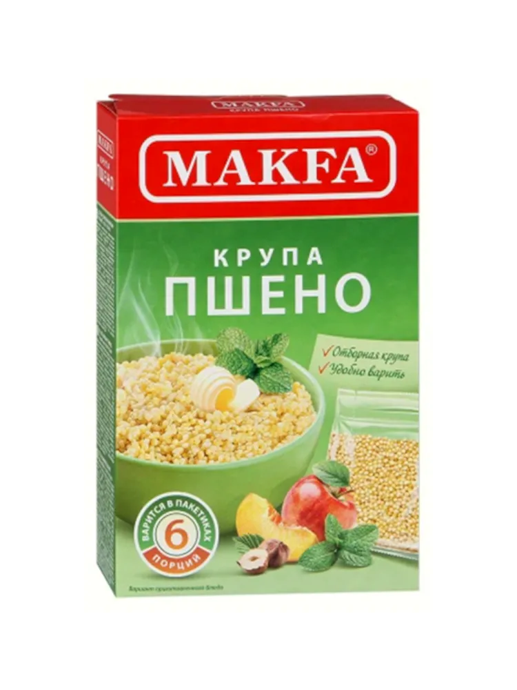 КРУПА МАКФА 400Г ПШЕНО ШЛИФОВАННОЕ