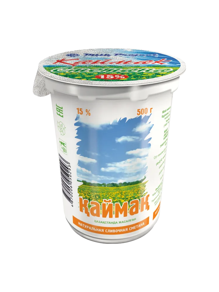 СМЕТАНА 15% 0.5Л  ECOLEAN 