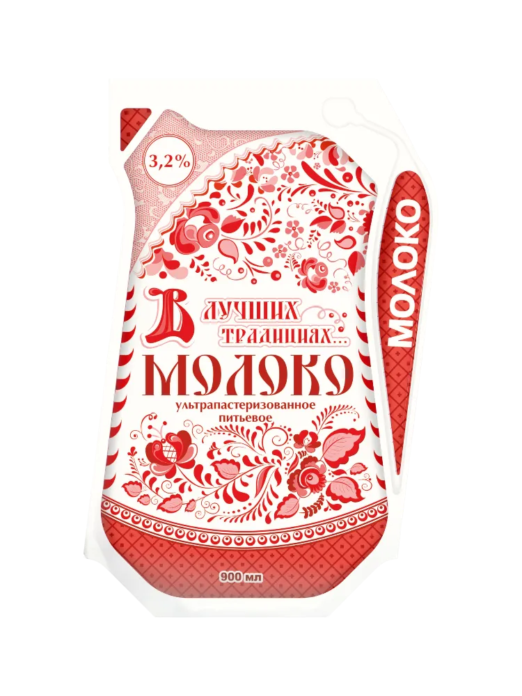 МОЛОКО В ЛУЧШИХ ТРАДИЦИЯХ 0.9Л 3.2%