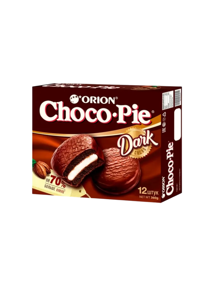 ПИРОЖЕНОЕ ORION CHOCO-PIE DARK 360Г