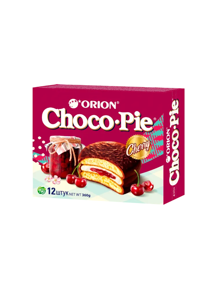 ПИРОЖЕНОЕ ORION CHOCO-PIE CHERRI 360Г