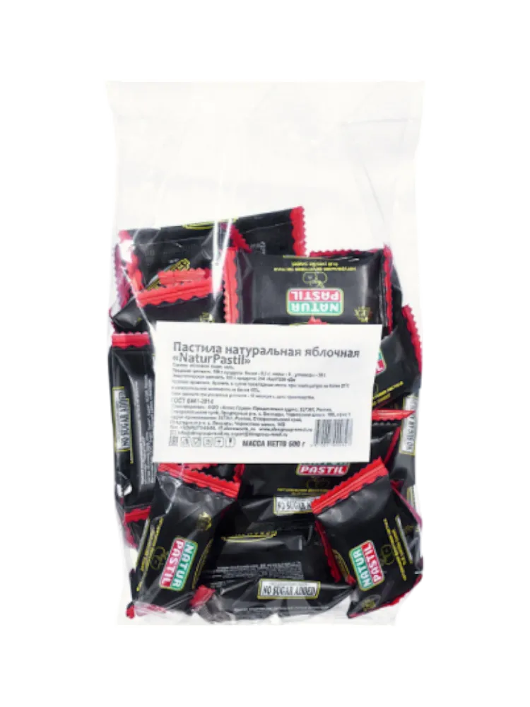 ПАСТИЛА 250Г NATURPASTIL НАТУРАЛЬНАЯ ЯБЛОЧНАЯ