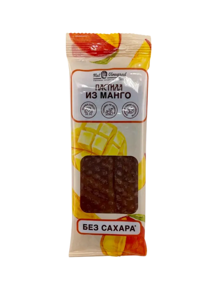 ФРУКТОВАЯ ПАСТИЛА ИЗ МАНГО NUT VINOGRAD 80Г