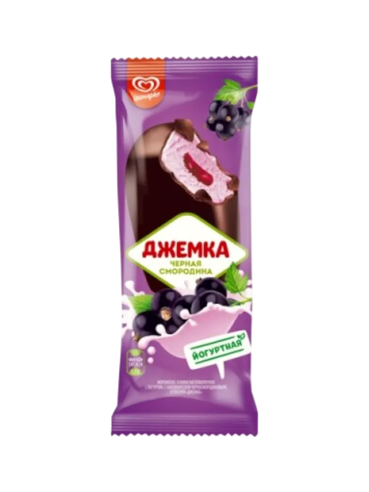 МОРОЖ ДЖЕМКА 57Г ЧЕРН СМОРОДИНА ЙОГУРТНАЯ ЭСКИМО