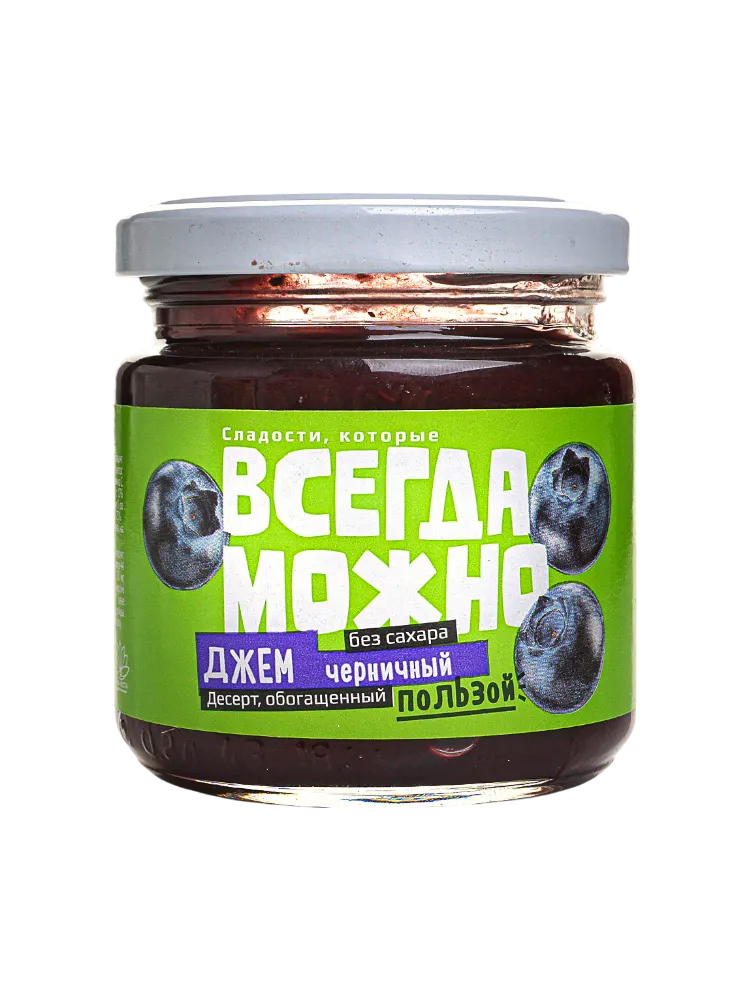 ДЖЕМ ВСЕГДА МОЖНО 200ГР С/Б ЧЕРНИКА 