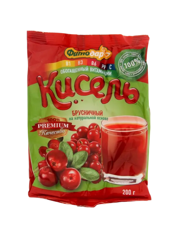 КИСЕЛЬ ФИТОДАР 200Г БРУСНИЧНЫЙ 