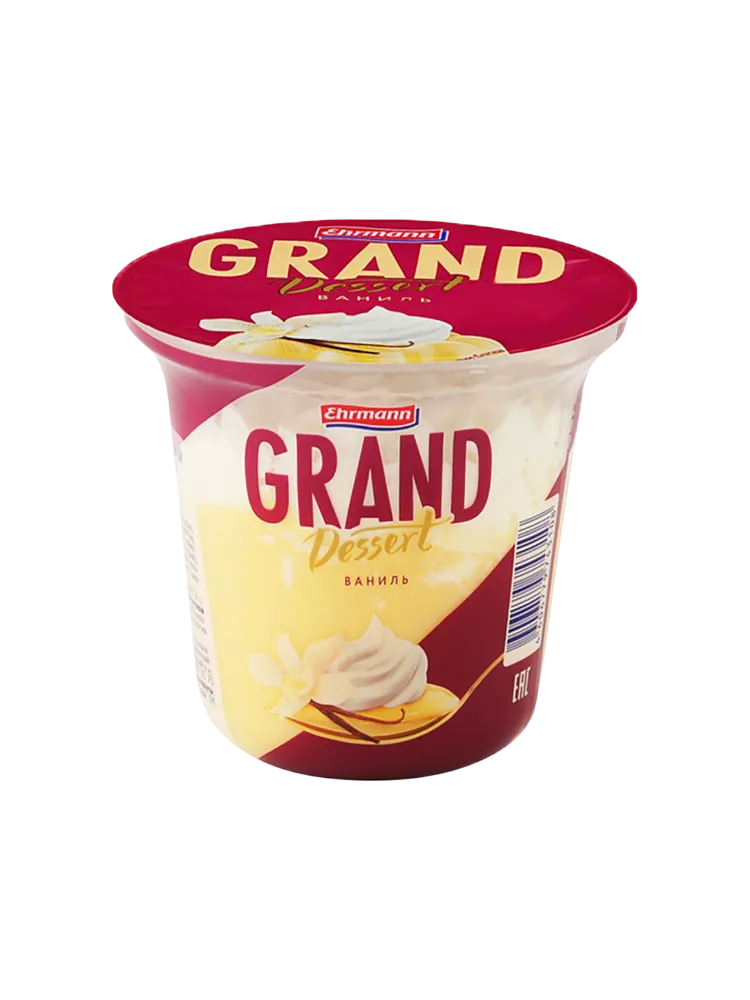 ПУДИНГ EHRMANN GRAND DESSERT 200Г 4.7% ВАНИЛЬ 