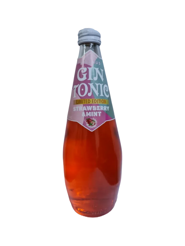 ДЖИН ТОНИК STRAWBERRY & MINT 0.33Л 7,7% - фото 1