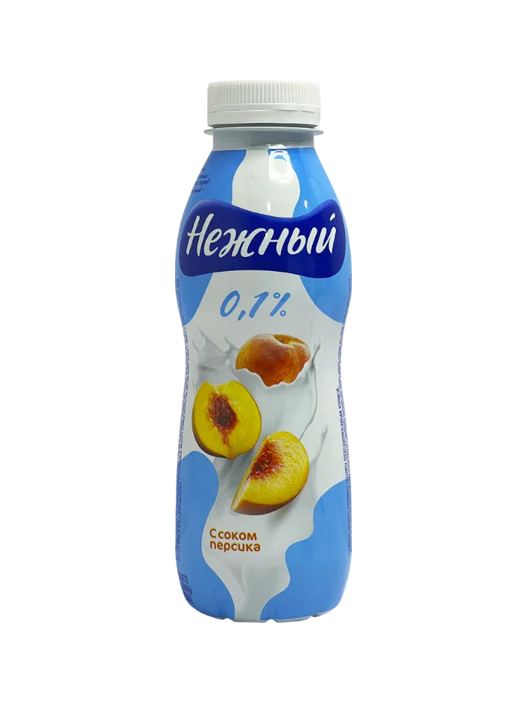 ЙОГУРТ CAMPINA НЕЖНЫЙ 420Г 0,1% С СОКОМ ПЕРСИКА