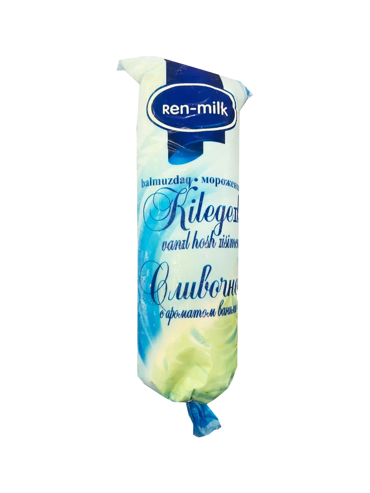 МОРОЖ REN-MILK 1КГ СЛИВОЧНОЕ КОЛБАСА