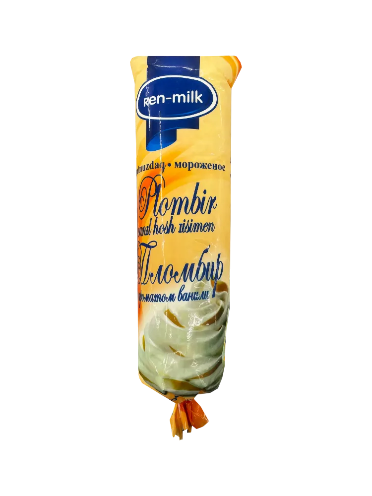 МОРОЖ REN-MILK 1КГ ПЛОМБИР КОЛБАСА