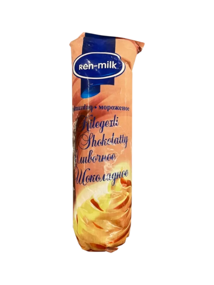 МОРОЖ REN-MILK 1КГ ШОКОЛАДНОЕ КОЛБАСА