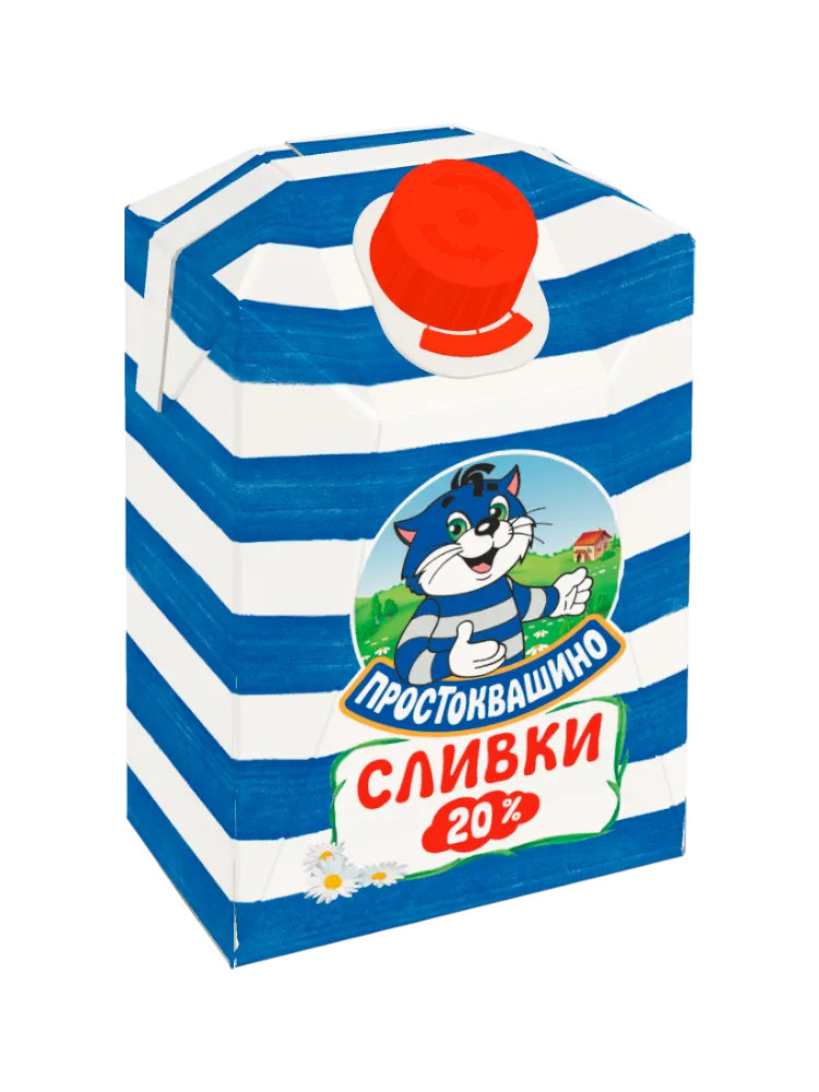 СЛИВКИ ПРОСТОКВАШИНО 20% 200МЛ 