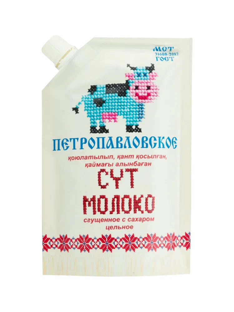 МОЛОКО СГУЩ ПЕТРОПАВЛОВСКОЕ 250Г С САХАРОМ 8.5% ГОСТ Д/П