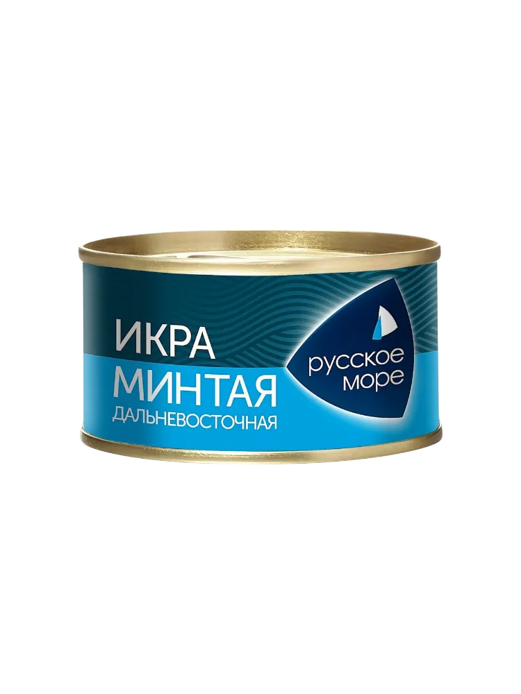 ИКРА МИНТАЯ ЛЮКС ДЕЛИКАТЕСНАЯ ДАЛЬНЕВОСТОЧНАЯ 130Г