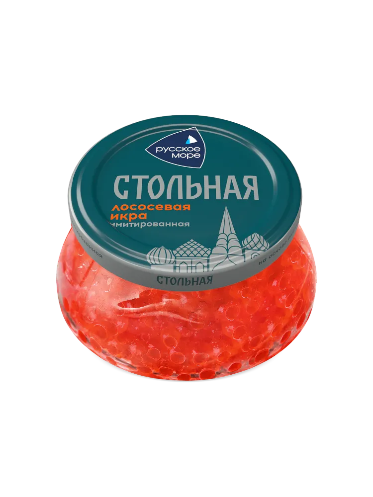 ИКРА ИМИТ РУССКОЕ МОРЕ ЛОСОСЕВАЯ 230Г 