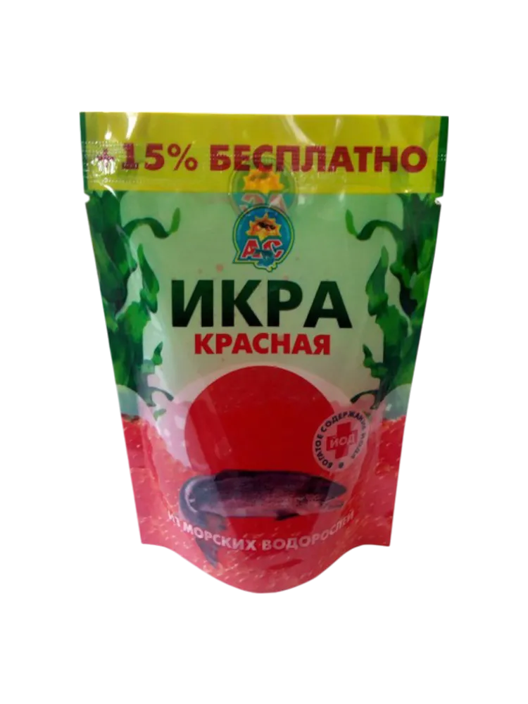 ИКРА АЛЬГИНОВАЯ 130Г КРАСНАЯ MIX Д/П АС