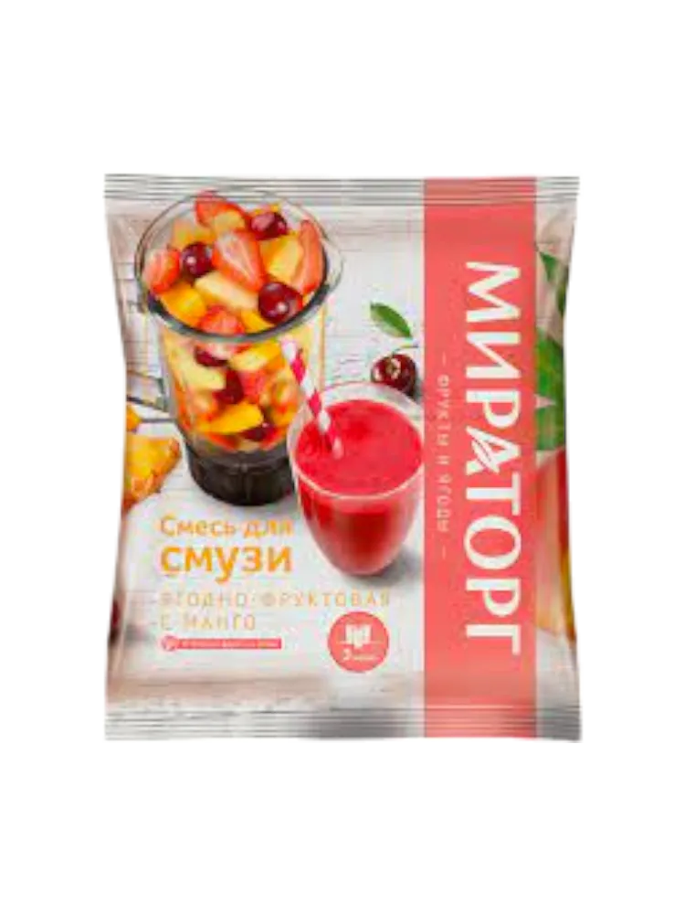 МИРАТОРГ 300Г СМЕСЬ ДЛЯ СМУЗИ ЯГОДНО-ФРУКТОВАЯ С МАНГО