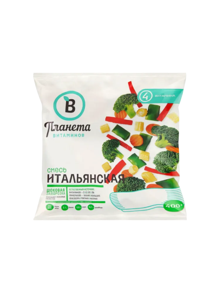ПЛАНЕТА ВИТАМИНОВ 400Г СМЕСЬ ИТАЛЬЯНСКАЯ