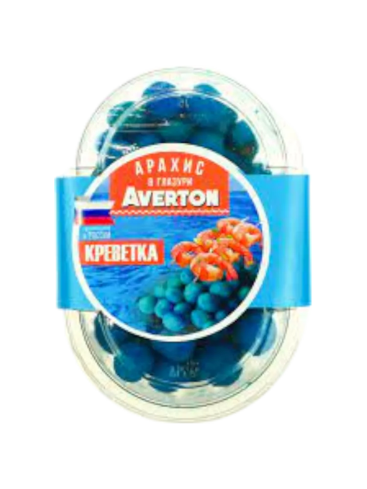 АРАХИС AVERTON 100Г КРЕВЕТКА В ГЛАЗУРИ