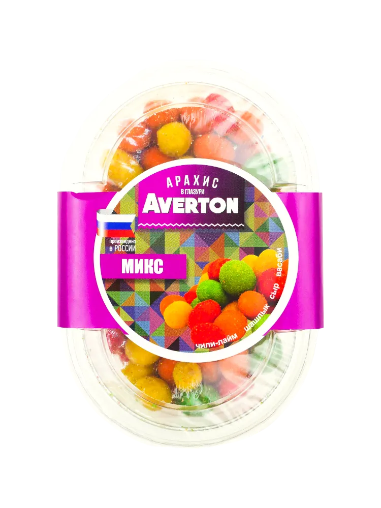 АРАХИС AVERTON 100Г МИКС В ГЛАЗУРИ
