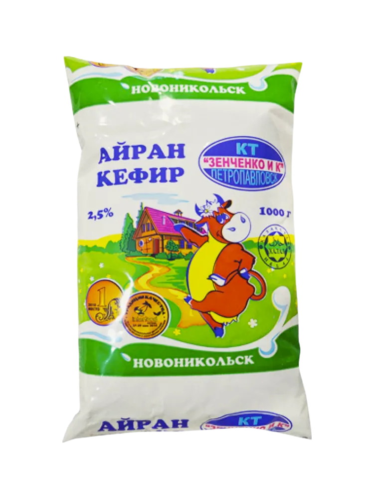 КЕФИР ЗЕНЧЕНКО 2,5% 0,9Л Ф/П