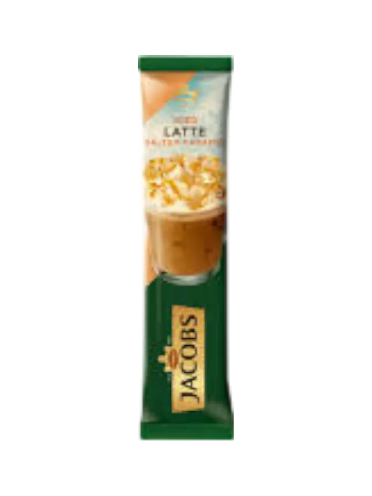 КОФЕ  JACOBS  3В1 ICED LATTE SALTED CARAME 10Х21,3Г