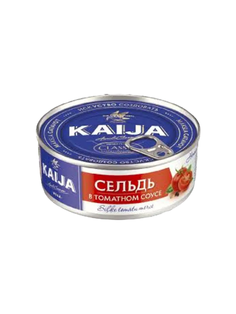 КОНСЕРВЫ СЕЛЬДЬ KAIJA В ТОМАТЕ 240Г КЛЮЧ