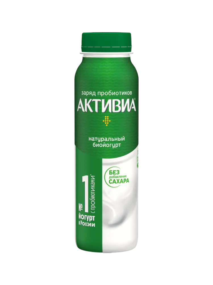 БИОЙОГУРТ АКТИВИА НАТУРАЛЬНЫЙ 670Г ПИТ