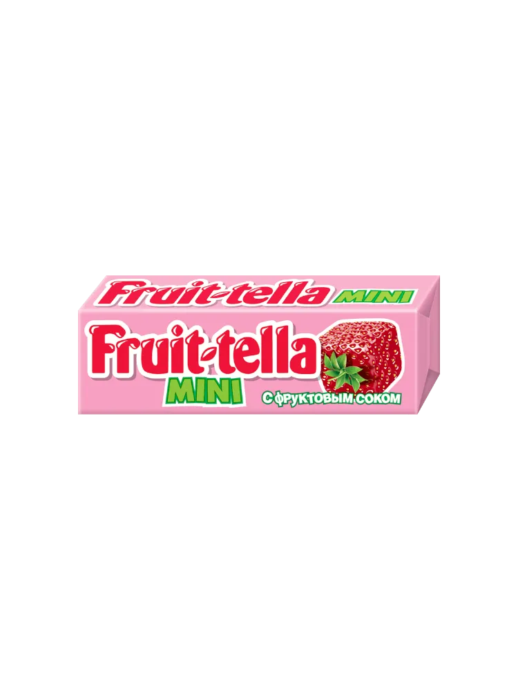 КОНФЕТЫ FRUITTELLA ЖЕВАТЕЛЬНЫЕ МИНИ - фото 1