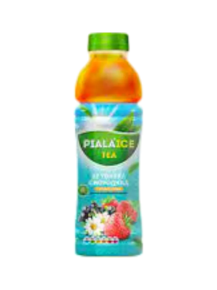 НАПИТОК PIALA ICE TEA С ЭКСТРАКТОМ ЧЕРНОГО ЧАЯ КЛУБНИКА 0.5Л