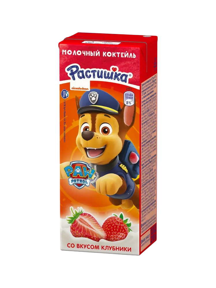 КОКТЕЙЛЬ МОЛ РАСТИШКА 210Г КЛУБНИКА