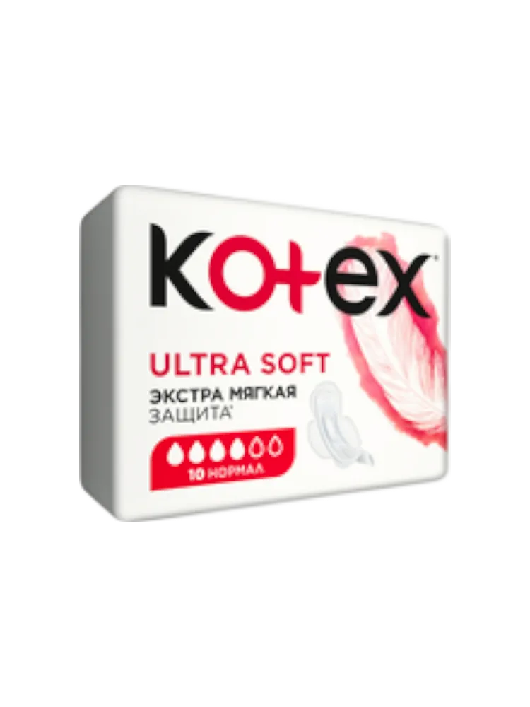 ПРОКЛАДКИ KOTEX ULTRA SOFT NORMAL 10ШТ